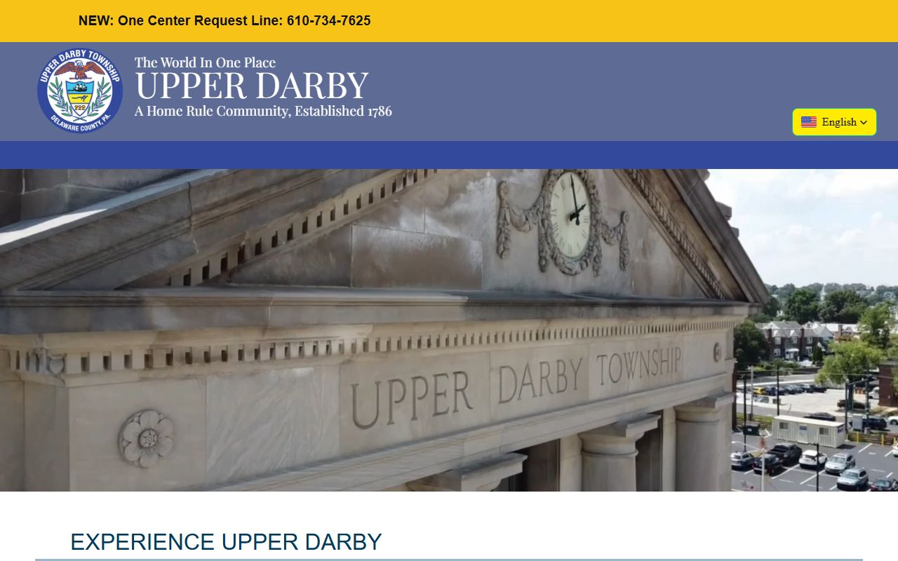 Upper Darby Police Department records system for incident reports and township court records