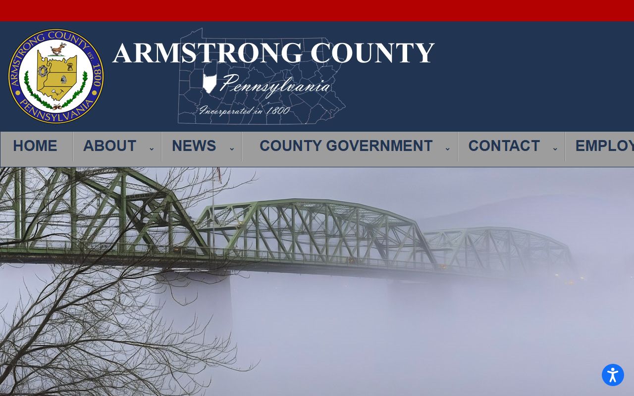 Armstrong County court records accessible through the county courthouse