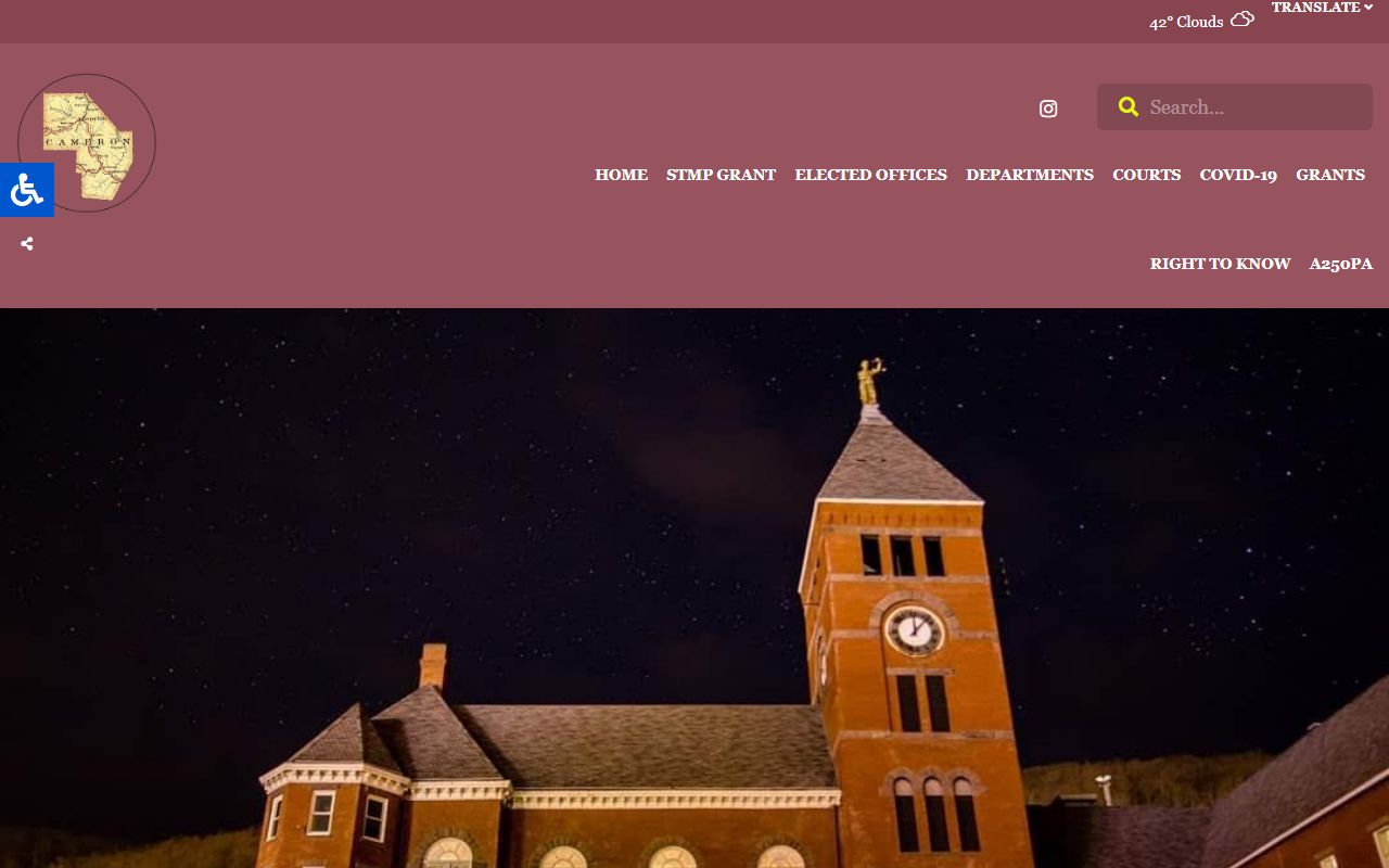 Cameron County Prothonotary and civil court records in Emporium